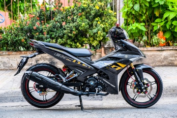 Yamaha Exciter 150 lot xac voi dan ao carbon hinh anh