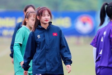 Nu cau thu cao 1,70 m noi bat o giai U19 quoc gia hinh anh