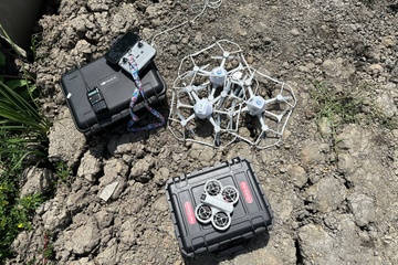 Drone bị rơi sau màn trình diễn tối 30/4 được trục vớt