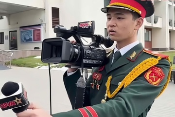 Danh tính chiến sĩ 'đa tài' nhất đoàn duyệt binh Việt Nam ở Nga