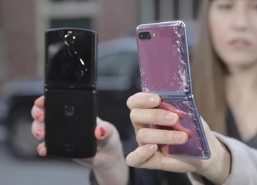 Samsung Galaxy Z Flip va Motorola Razr, dien thoai gap nao ben hon? hinh anh