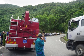 Tai xe vu tai nan tren deo Hai Van khai xe mat phanh hinh anh