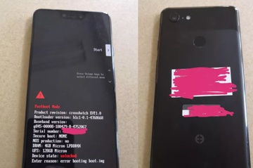 Lo anh Google Pixel 3 XL tai tho nhu iPhone X hinh anh