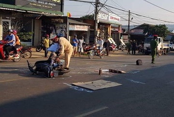 Trieu tap tai xe tong chet trung uy quan doi hinh anh