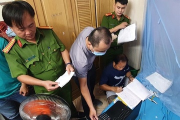 Bat khan cap 7 nguoi trong duong day danh bac 3.000 ty hinh anh