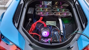 Thanh nien lap dan ‘trau cay' tien so tren BMW i8 hinh anh