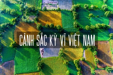 Canh sac Viet Nam dep ky vi nhin tu tren cao hinh anh