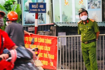 Ha Noi cach ly them 1 khu pho do co ca nghi nhiem Covid-19 hinh anh