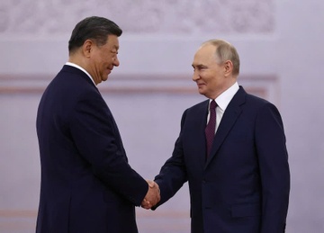 Tong thong Putin va ong Tap tai khang dinh vai tro lanh dao toan cau hinh anh