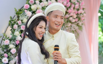 Bui Tien Dung au yem goi Khanh Linh la vo sau le an hoi hinh anh
