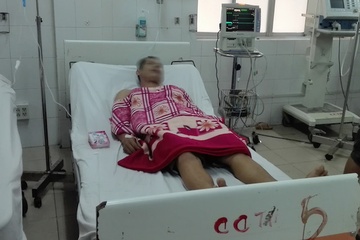 Doi nam nu nhap vien voi vet thuong thau nguc nghi do dam nhau hinh anh