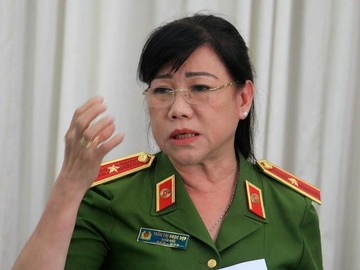 Chan dung 2 nu tuong cong an o mien Tay hinh anh