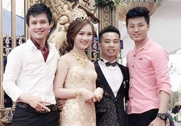 Dam cuoi o Nam Dinh thu hut dan mang hinh anh