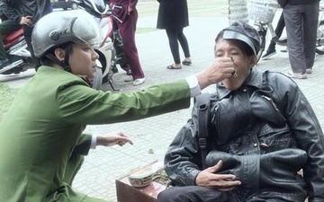 Nhung khoanh khac di vao long nguoi cua chien si cong an hinh anh