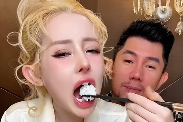 Thay gi khi DJ Ngan 98 an uong tha ga va ban san pham giam can hinh anh