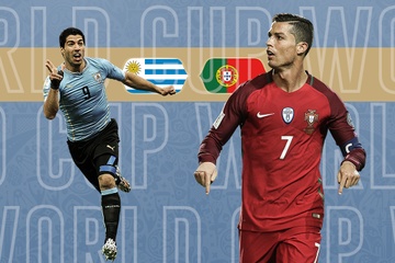 Tinh huong co dinh - vu khi cua Uruguay truoc tran gap Bo Dao Nha hinh anh