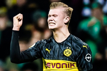 Haaland ghi ban trong ngay Dortmund bi loai o cup bong da Duc hinh anh