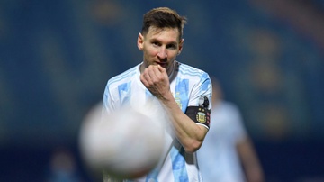 Messi phai tap rieng hinh anh