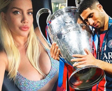Ro tin Wanda Nara hen ho Hakimi hinh anh