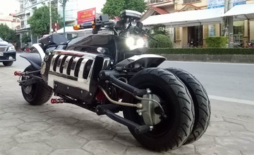 Xe la co kieu dang Dodge Tomahawk dau tien o Viet Nam hinh anh