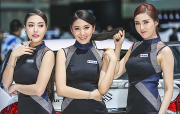 Nguoi dep khoe sac o trien lam Bangkok Motor Show 2017 hinh anh
