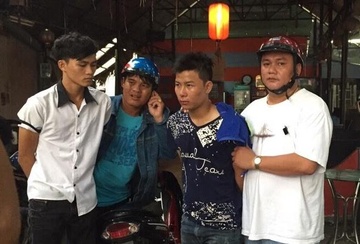Dan canh va cham giao thong cuop xe nguoi di duong hinh anh
