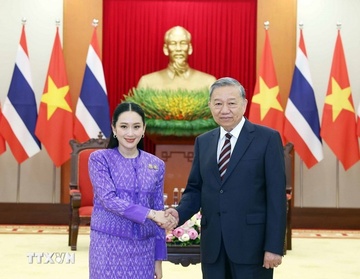 Tong Bi thu: Mo ra chuong moi trong quan he hai nuoc Viet Nam-Thai Lan hinh anh