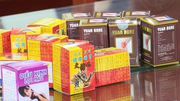 Nhung quay thuoc tieu thu san pham cua duong day san xuat tan duoc gia hinh anh