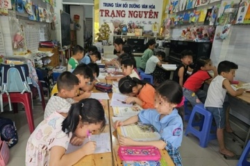 Xu phat trung tam day them hoc sinh tieu hoc hinh anh