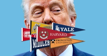 Canh be tac chua tung co ma ong Trump gay ra cho Harvard hinh anh