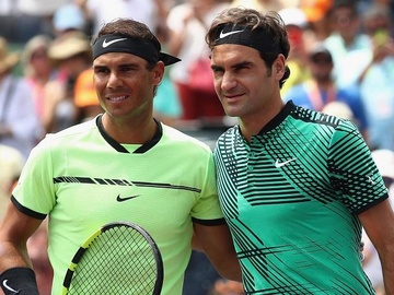 Federer gap Nadal tai ban ket Indian Wells 2019 hinh anh