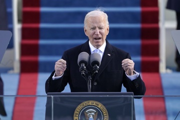 Ong Biden 'ghi diem' voi bai phat bieu keu goi doan ket hinh anh