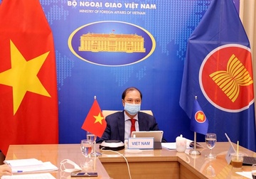 Thu truong Nguyen Quoc Dung tham du Doi thoai ASEAN - My lan thu 34 hinh anh