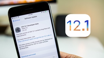Da co the tai iOS 12.1 - kich hoat eSIM, goi FaceTime nhom hinh anh