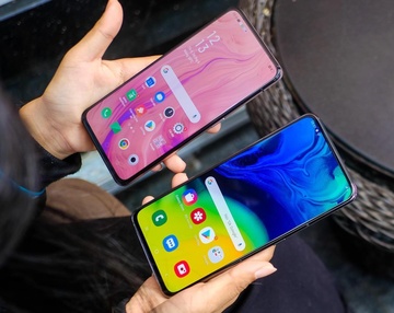 Nen mua Galaxy A80 hay Oppo Reno? hinh anh