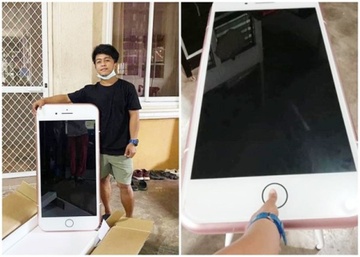 Dat mua dien thoai, nhan duoc 'iPhone 7' khong lo hinh anh