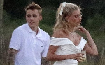 Justin Bieber va vo xuat hien, chuan bi lam le cuoi hinh anh