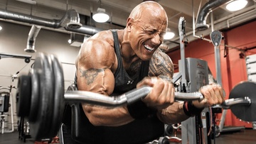 How The Rock keeps his muscles