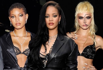 My nhan Hollywood quy tu trong show cua Rihanna hinh anh