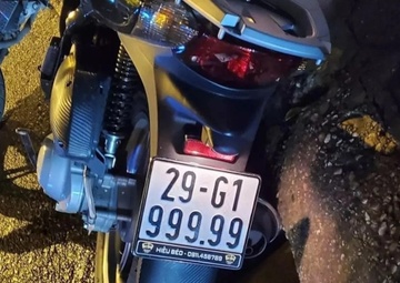 Trom cuom Honda SH ngu quy 9 gia 1 ty roi vut lai ben duong hinh anh