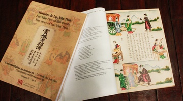 Tranh ve ‘Luc Van Tien’ xuat ban sau mot the ky quen lang hinh anh