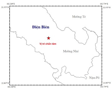 Dong dat 4,7 do Richter o Dien Bien hinh anh