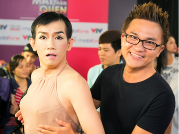 Hau truong gia gai, mac ao yem hat quan ho cua Minh Thuan hinh anh
