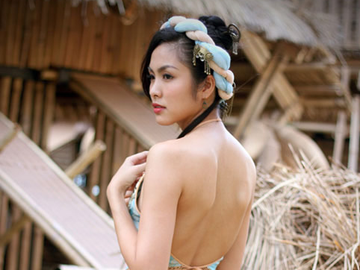 Nhung nguoi dep dong vai gai lang choi tren man anh Viet hinh anh