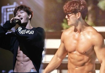 Kim Jong Kook - ca si co body 6 mui chuan nhat nhi showbiz Han hinh anh
