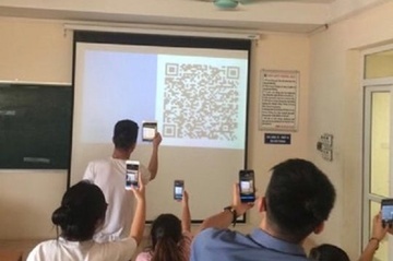 DH Luat diem danh bang ma QR, sinh vien chi co 60 giay bao danh hinh anh