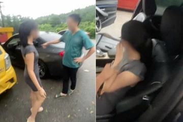 Vu chong Malaysia bat qua tang vo ngoai tinh tren xe BMW viral MXH hinh anh