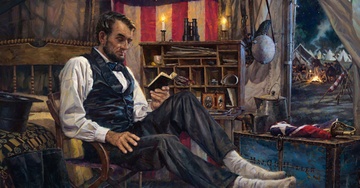 Tong thong Abraham Lincoln va loi hua truoc khi me lam chung hinh anh