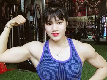 Co gai Dong Nai bi che nhao, so kho co nguoi yeu vi co bap nhu dan ong hinh anh