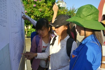 Thanh Hoa nho DH Su pham cham bai thi Tieng Nhat duy nhat hinh anh